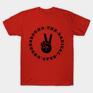 THE RADICAL BEAT UNDERGROUND Black Logo T-Shirt